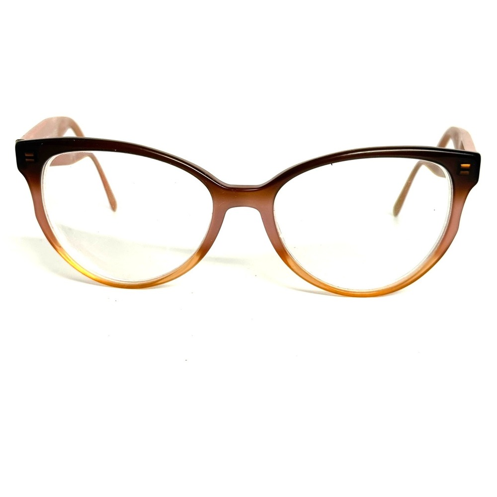 Prada VPR 01U Cat Eye Eyeglasses Brown Pink‎ Gradient 54-17-140 VX5-101
